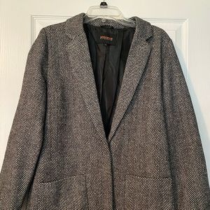 Black and White Blazer